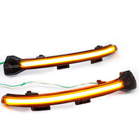 VW Golf 7 MK7 7.5 GTI R LED Dynamic Turn Signal Blinker Repeater Side Mirror Indicator Light