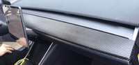 Tesla Model 3 Carbon Fibre Dash Trim Cover
