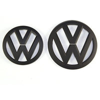 Replacement Black Gloss / Satin / Matt VW Emblem Front Grill Badge Rear Trunk Tailgate for Golf MK7 MK7.5