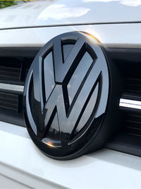 Replacement Black Gloss / Satin / Matt VW Emblem Front Grill Badge Rear Trunk Tailgate for Golf MK7 MK7.5