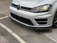 Carbon fibre Front Lip Spoiler for Volkswagen VW Golf MK7 R 2014-2017