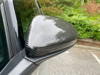 Carbon Fibre Replacement Mirror Covers for VW Golf MK7 / MK7.5 (Replaceable)