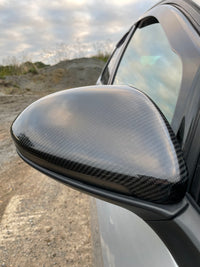 Carbon Fibre Replacement Mirror Covers for VW Golf MK7 / MK7.5 (Replaceable)