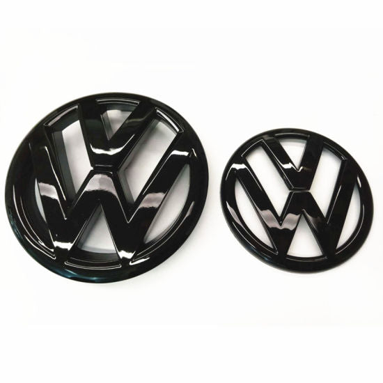 Replacement Black Gloss / Satin / Matt VW Emblem Front Grill Badge Rear Trunk Tailgate for Golf MK7 MK7.5