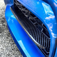 BMW M235I & M240I FRONT LOWER GRILLE COVERS IN GLOSS CARBON FIBRE (F22)