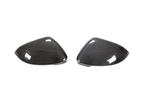 Carbon fibre replacement mirror caps cover for GOLF MK8 with / without lane assist